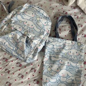 Cinnamoroll backpack & tote